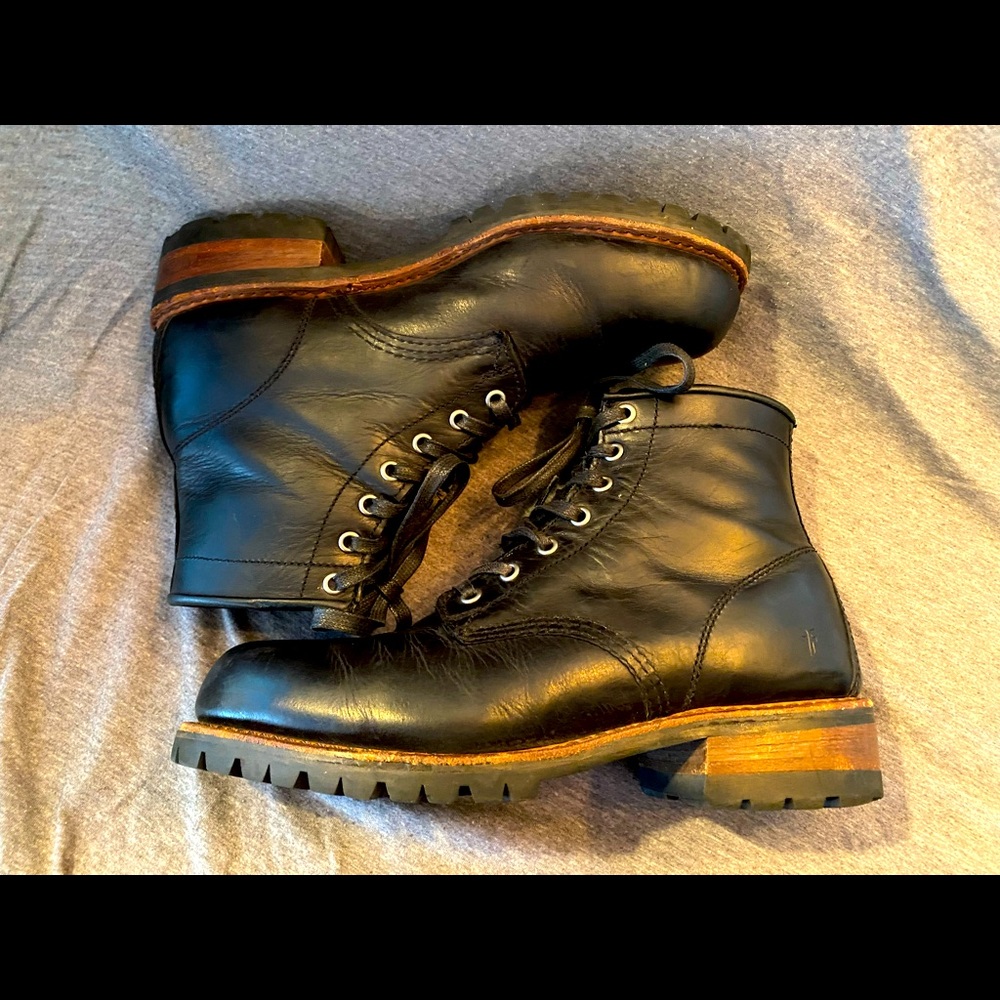 Frye Steel Toe Mens Size 8 Boots